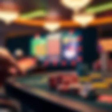 Illustration of online gaming safety measures