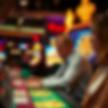 User engaging with free online casino game