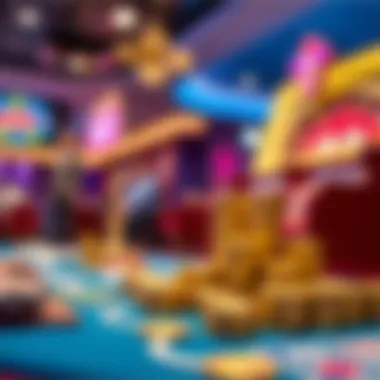 Concept of free casino money in online gaming