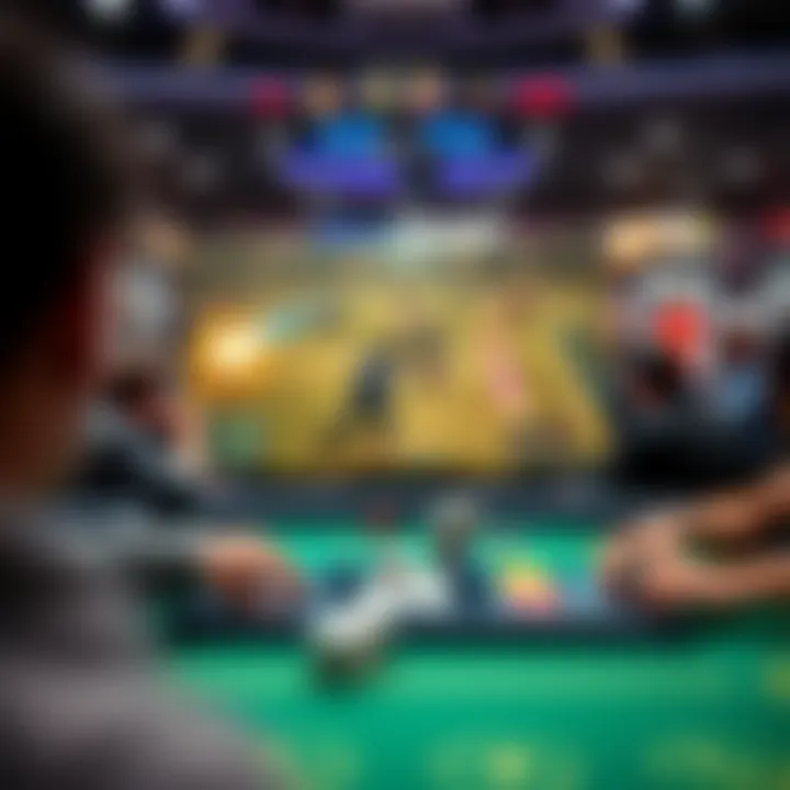 An intriguing visual of a multiplayer online strategy game interface featuring dynamic action and player interactions.