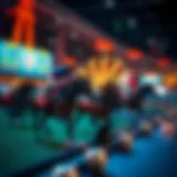 A captivating view of a digital horse racing platform interface