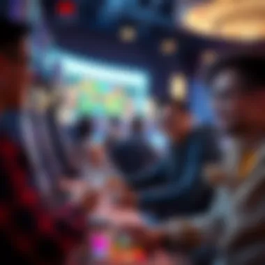 Community interaction in an online gaming platform