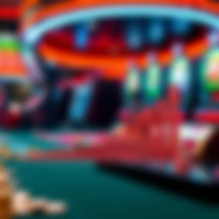 Graph illustrating the popularity of free slots in online gambling