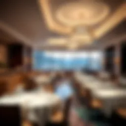 A stunning view of Lago's elegant interior showcasing contemporary design elements