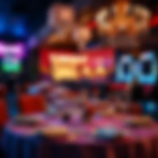 Elegant table setting for a romantic dinner