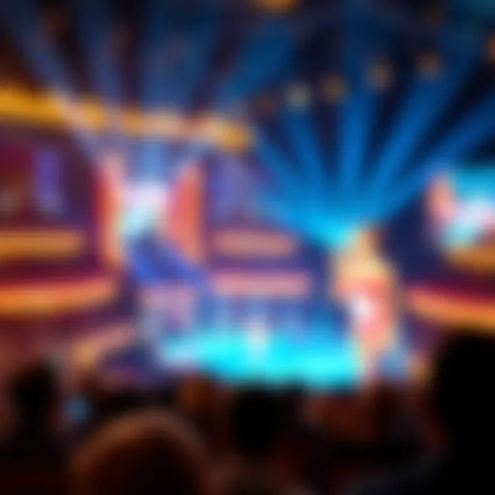 Audience enjoying a spectacular show