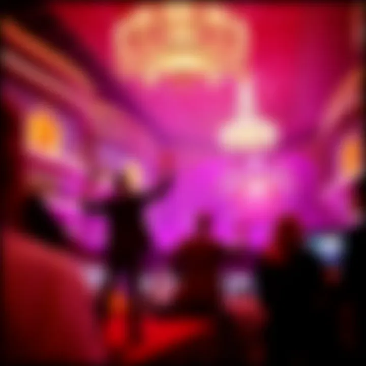 Iconic performance scene at MGM Grand