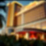 Luxurious exterior view of a Long Island casino hotel showcasing modern architecture