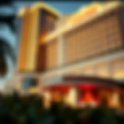 Luxurious exterior view of a Long Island casino hotel showcasing modern architecture