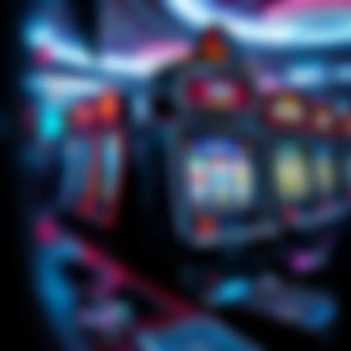 Visual representation of the technology behind slot machines