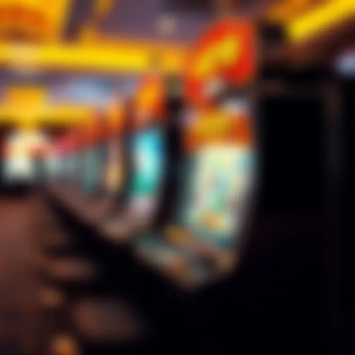 An engaging slot machine attracting players with dynamic graphics.