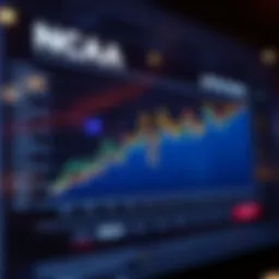 Graph depicting NCAA betting trends