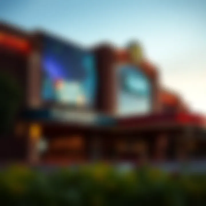 Exterior of the New Casino in Durant Exterior view of the new casino in Durant