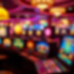 Virtual gaming interface showcasing various online casino games