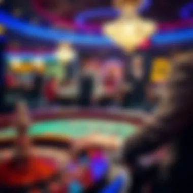 Player strategizing at a digital roulette table