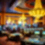 Luxurious Casino Interior Luxurious casino interior with vibrant ambiance