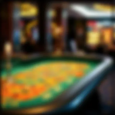 Compact craps table ideal for limited spaces