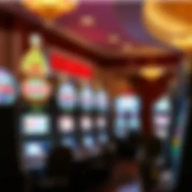 Regulatory signage within a Las Vegas casino environment