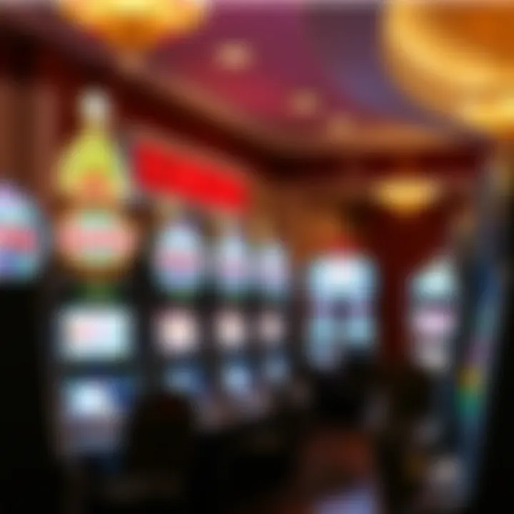 Regulatory signage within a Las Vegas casino environment