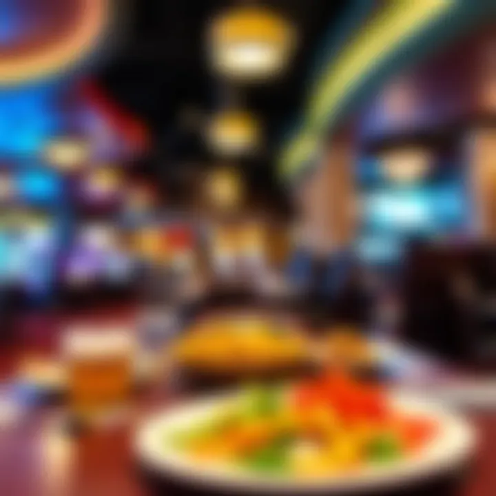 A cozy dining area featuring a diverse menu for patrons