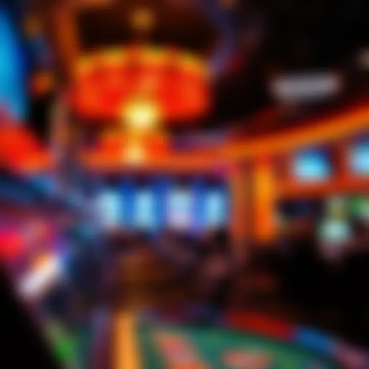 An entertainment venue within the casino hosting live performances