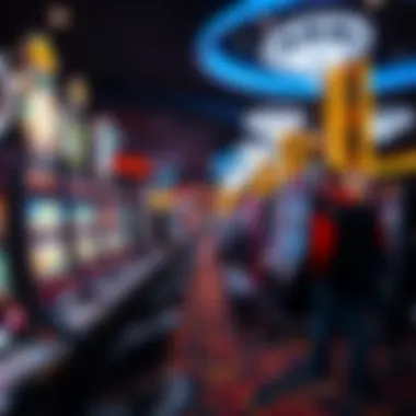 A bustling gaming floor filled with modern slot machines and table games