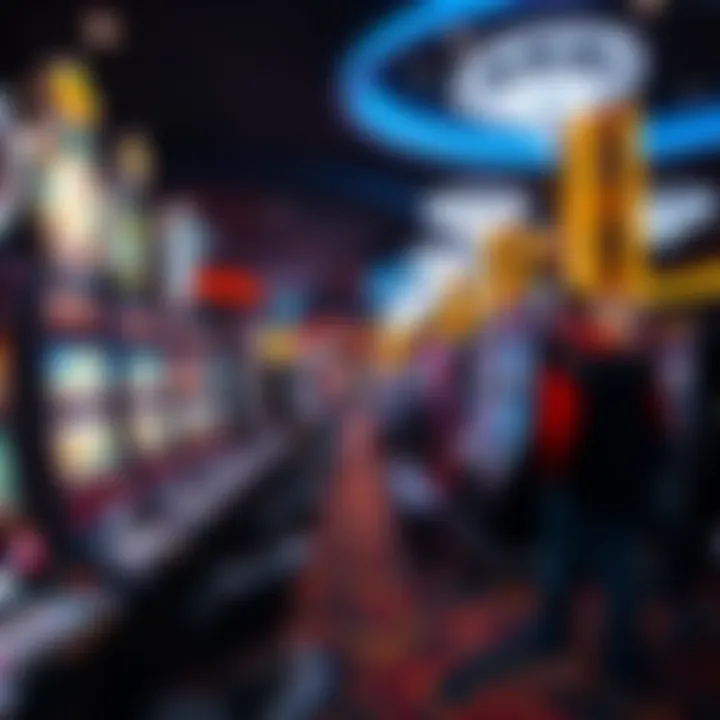 A bustling gaming floor filled with modern slot machines and table games