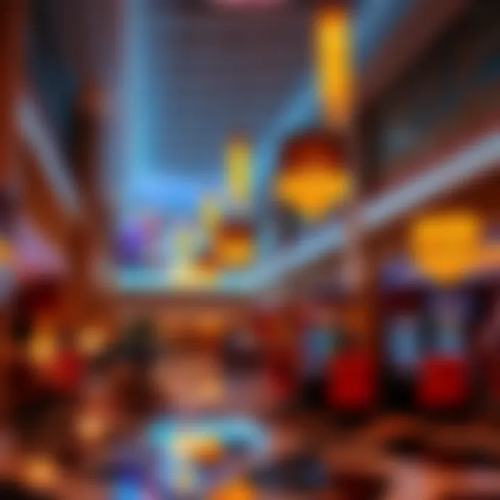 Luxurious Lobby of the Seminole Hard Rock Hotel Luxurious hotel lobby with unique decor