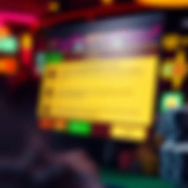 A secure online casino interface highlighting responsible gaming options and guidelines.