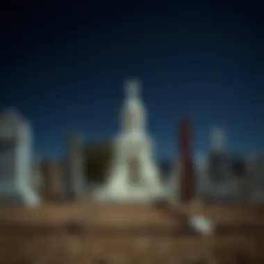 Creepy cemetery in Las Vegas