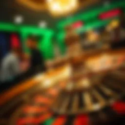 Engaging roulette wheel spinning