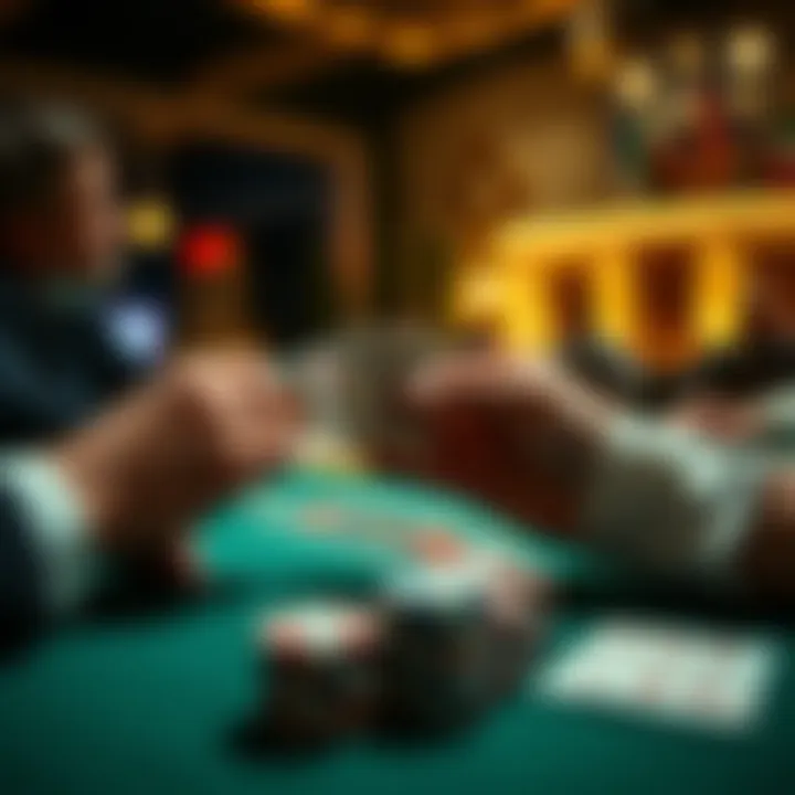Illustration depicting the strategic moves involved in playing Casino.