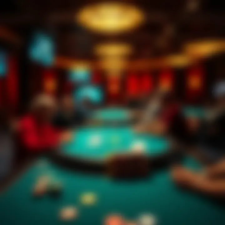 A timeline illustration depicting the evolution of televised poker.