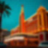 Exterior view of Golden Spike Casino showcasing its unique architecture