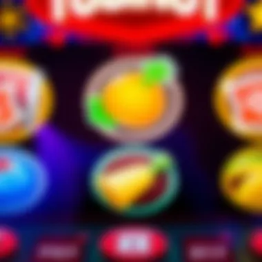 A vibrant representation of the culinary symbols in the slot game