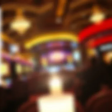 Stylized artwork representing the blend of casino culture and theatrical artistry