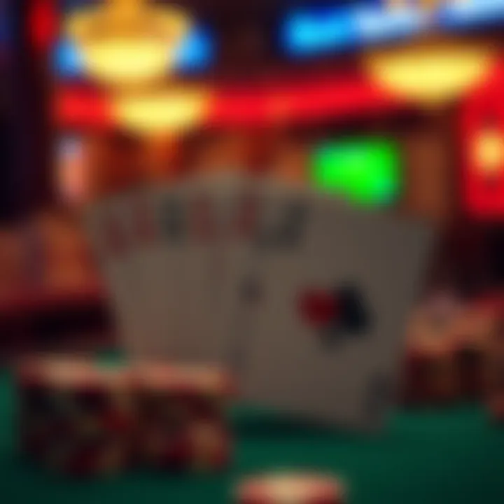 A visual representation of hand rankings in poker