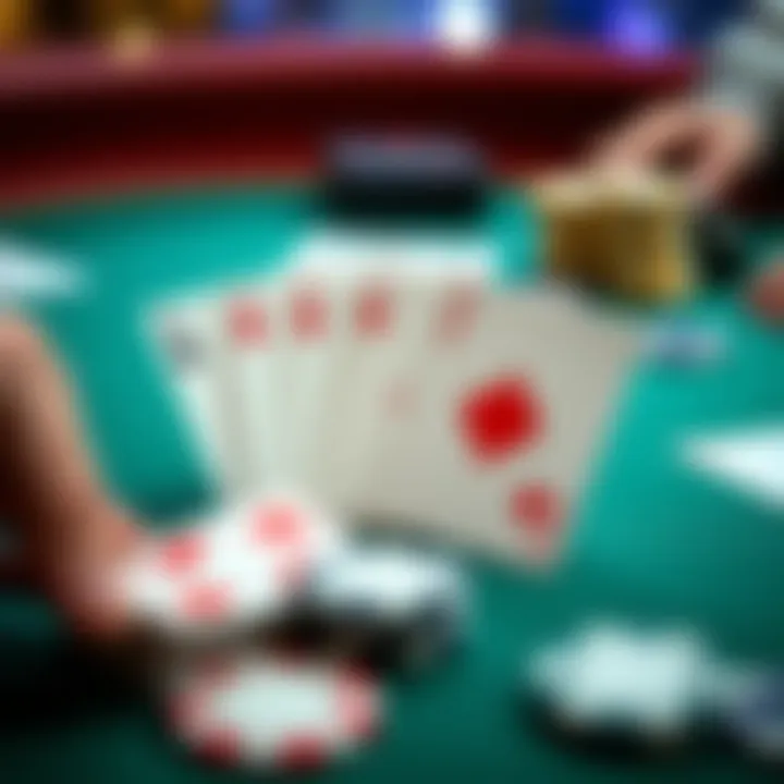 A detailed illustration of the Five Card Draw Poker rules