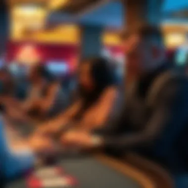 An overview of diverse player demographics engaging with live blackjack