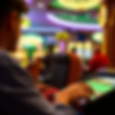 Player engaging with online lotto platform