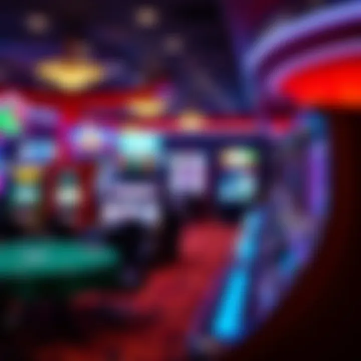The Thrill of the Casino Experience A vibrant casino floor showcasing various gaming tables and slot machines