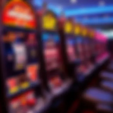 An intricate display of slot machine mechanics