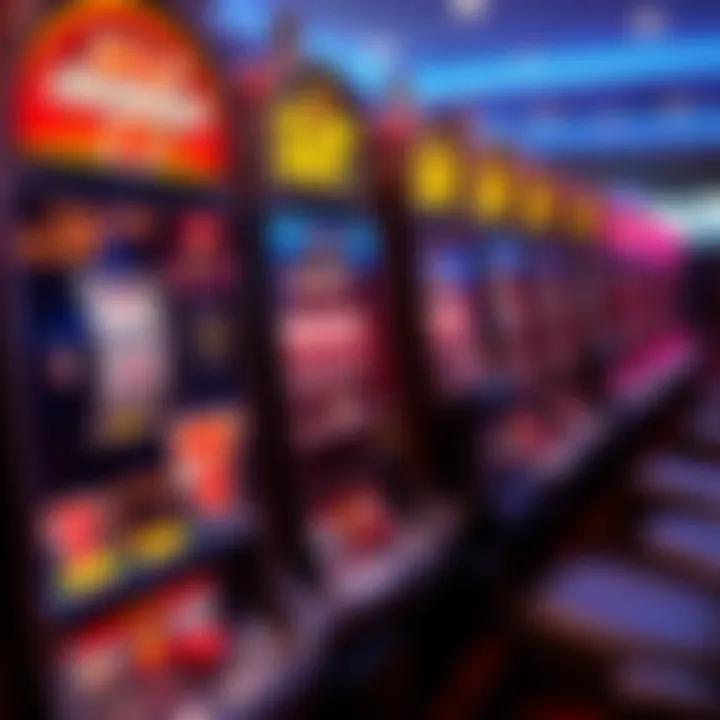 An intricate display of slot machine mechanics