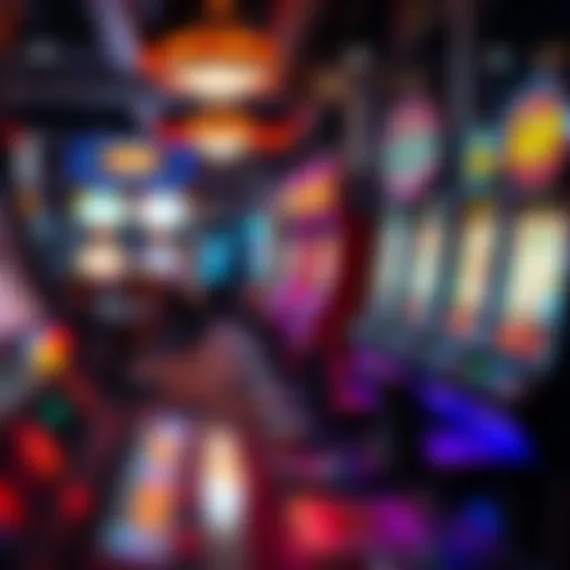 Colorful online slot machines featuring various themes