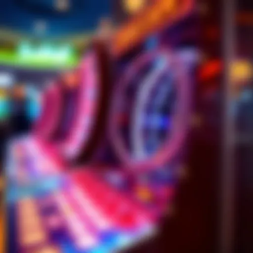 Close-up of a bubble craps machine showcasing the intricate design