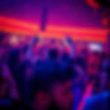 A lively crowd enjoying the nightlife experience at The One Club