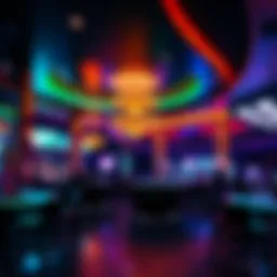 A luxurious interior of The One Club showcasing its vibrant atmosphere