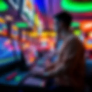 Futuristic concept of online lottery gaming