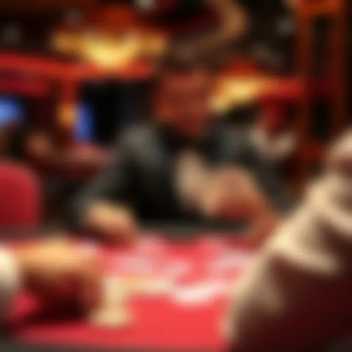 Strategizing in Online Baccarat A player strategizing with cards in an online setting