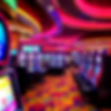An inviting area of Choctaw Casino filled with colorful slot machines and enthusiastic players.